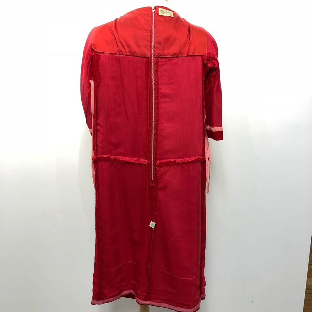 Vintage early 60s red wool Dress - Picture 6 of 8